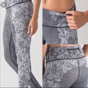 Lululemon Florence Lace Nulux Leggings Size 4